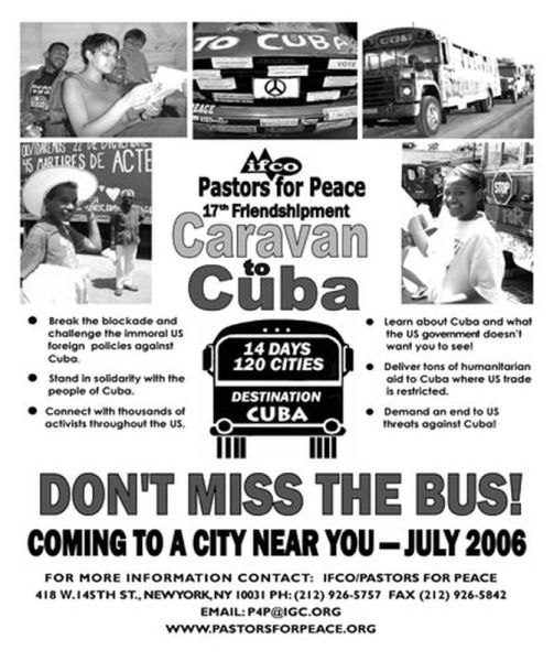 17th Friendshipment Caravan to Cuba