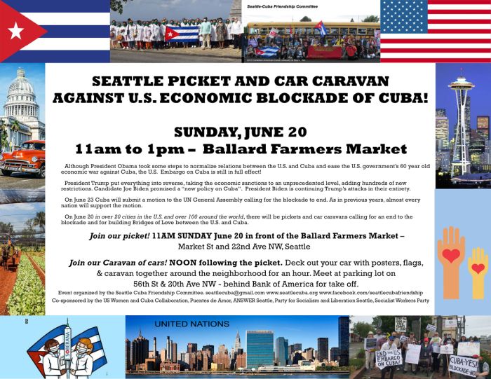 June caravan & picket flyer