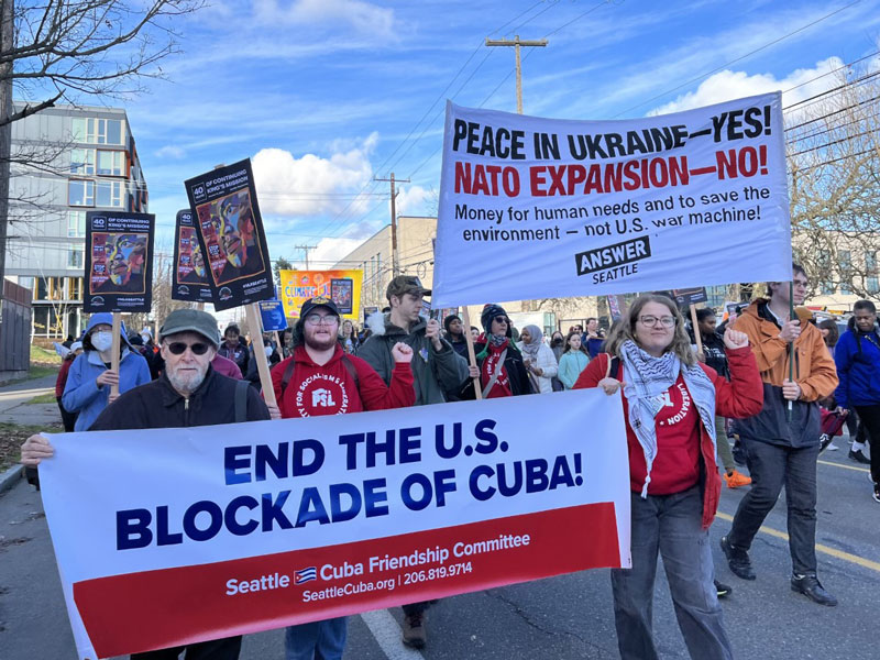 Martin Luther King, Jr. march in Seattle” width=